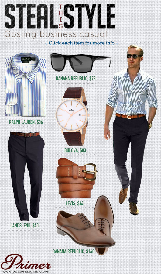 Steal This Style: Gosling Business Casual | Primer