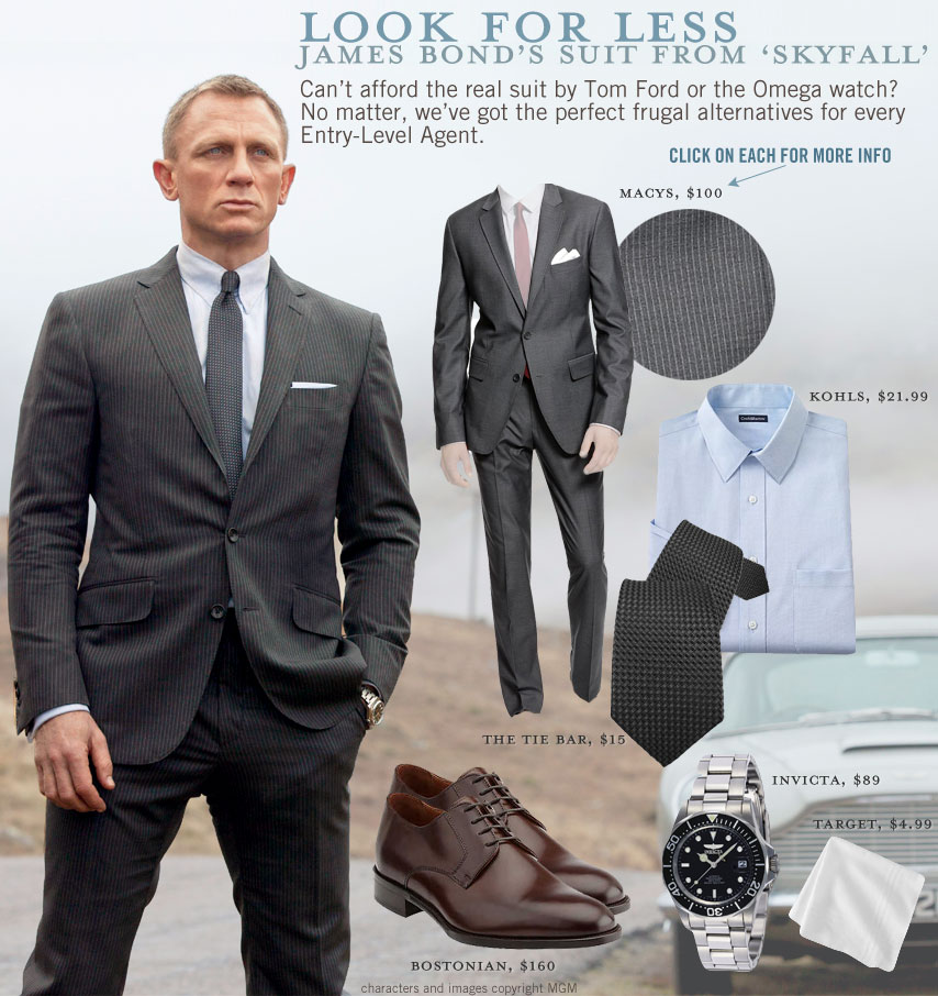 Look for Less: James Bond's Suit from Skyfall | Primer