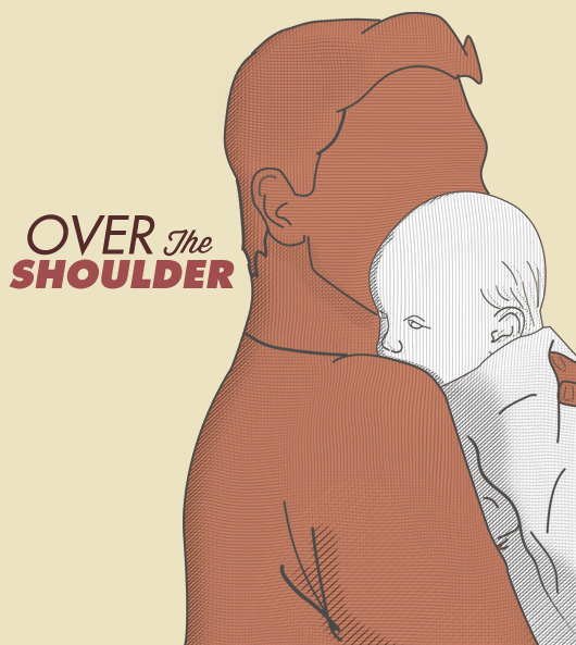 how to hold a baby   over the shoulder