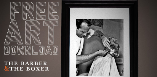 Free Art Download: The Barber & The Boxer