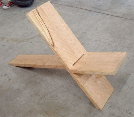 A wooden chair