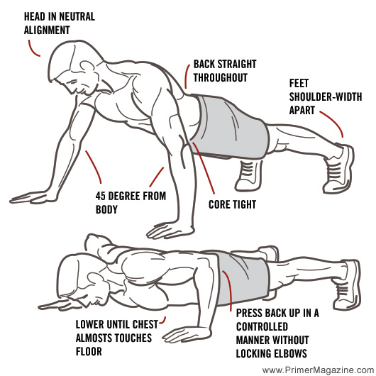 correct pushup form