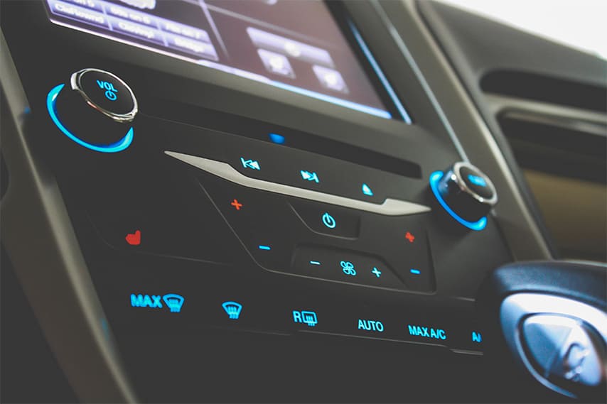 control panel details for ford fusion vehicle