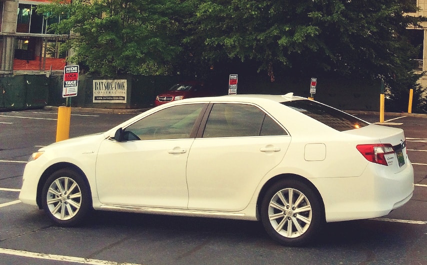 side view of camry vehicle