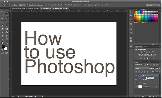 how to use photoshop