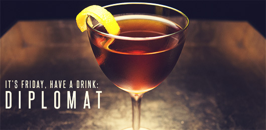 The Diplomat Cocktail Recipe: A Rich, Herbal Vermouth Cocktail