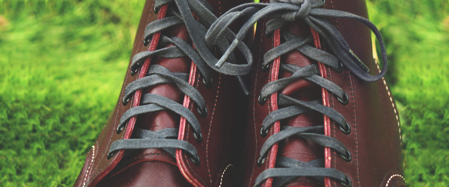 shoe laces on red wing beckham boot