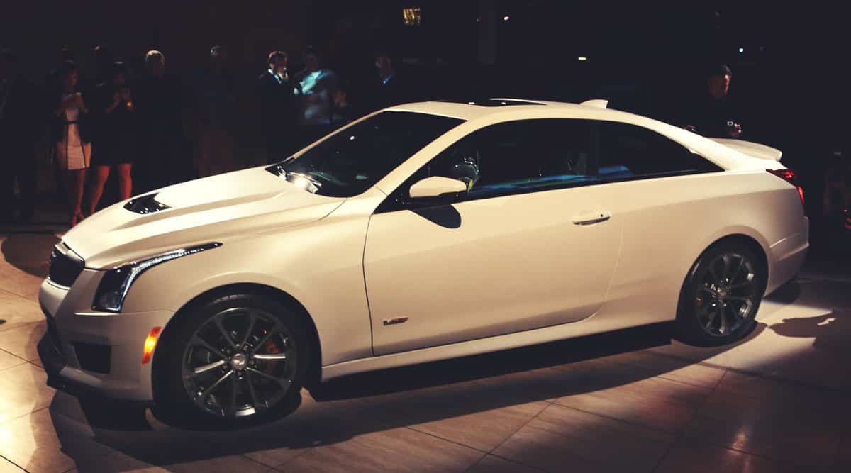side view of cadillac ats