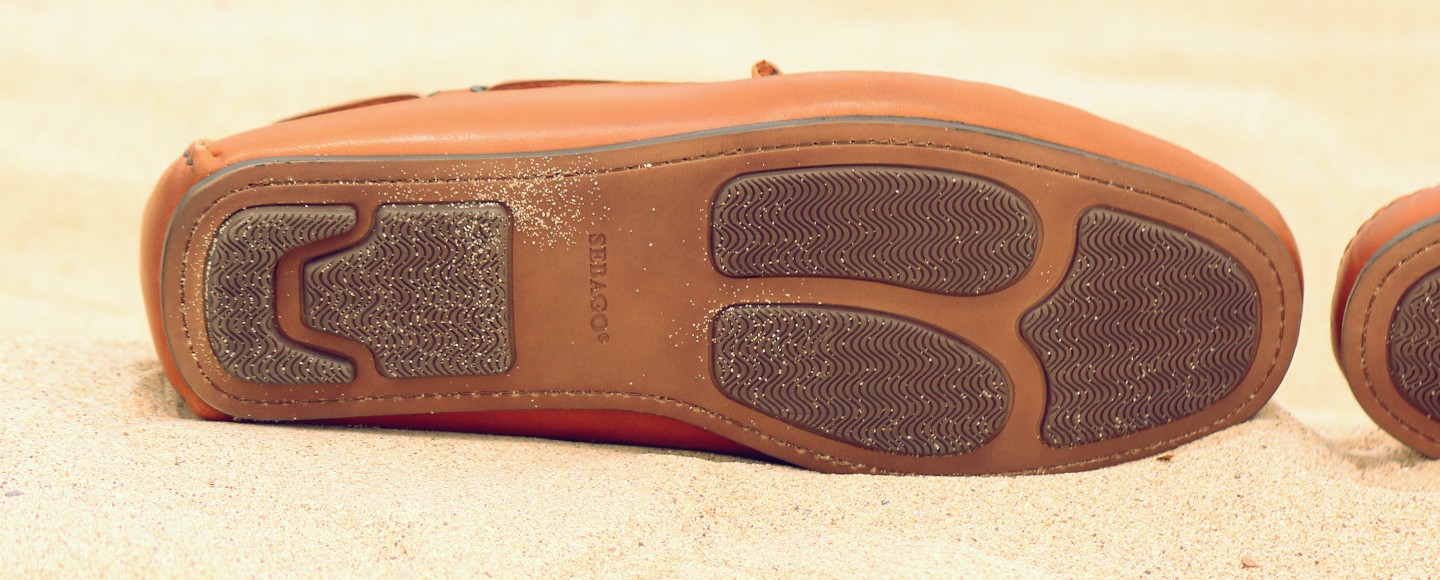 sole details of Sebago Tirso Driving Moc shoe