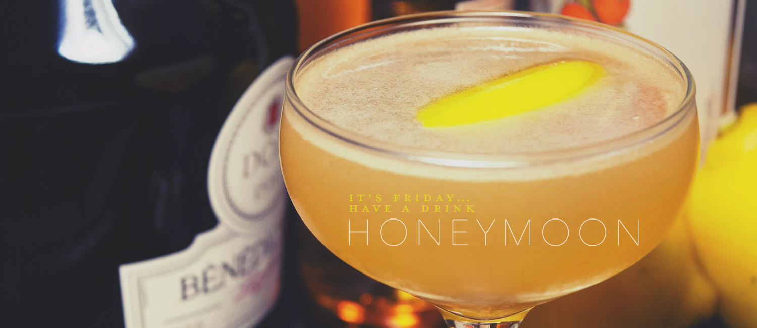 The Honeymoon Cocktail Recipe: A Sour Apple Brandy Cocktail