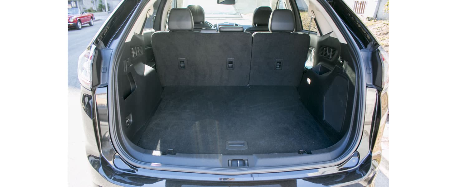 trunk space of 2015 Ford Edge Sport