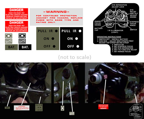 Ecto Goggles label placement