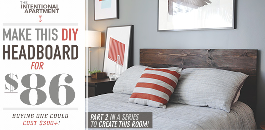Make This Diy Wood Headboard For Only, How To Stop Headboard Banging On Wall Diy