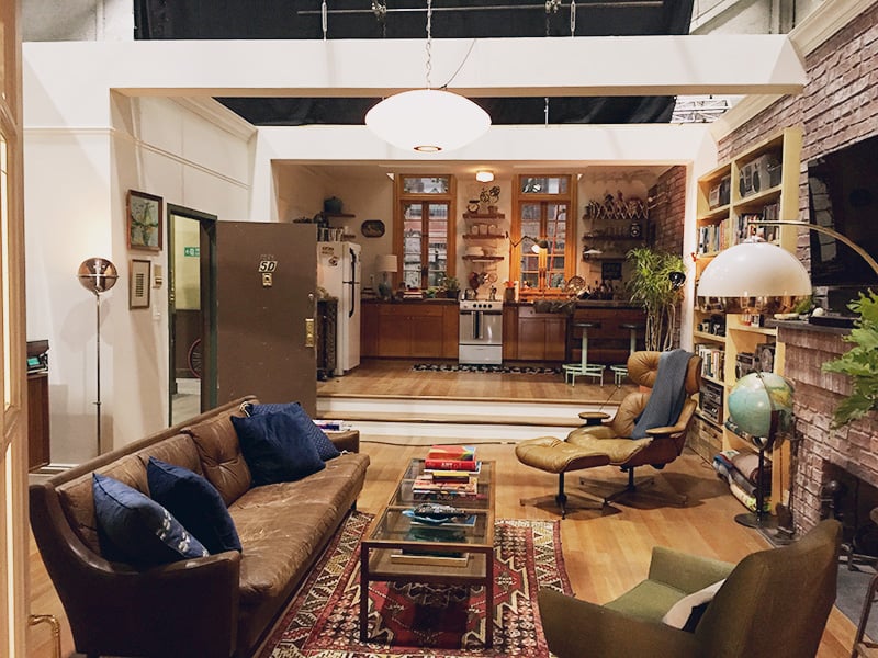 open space area from Dev’s apartment from Master of None
