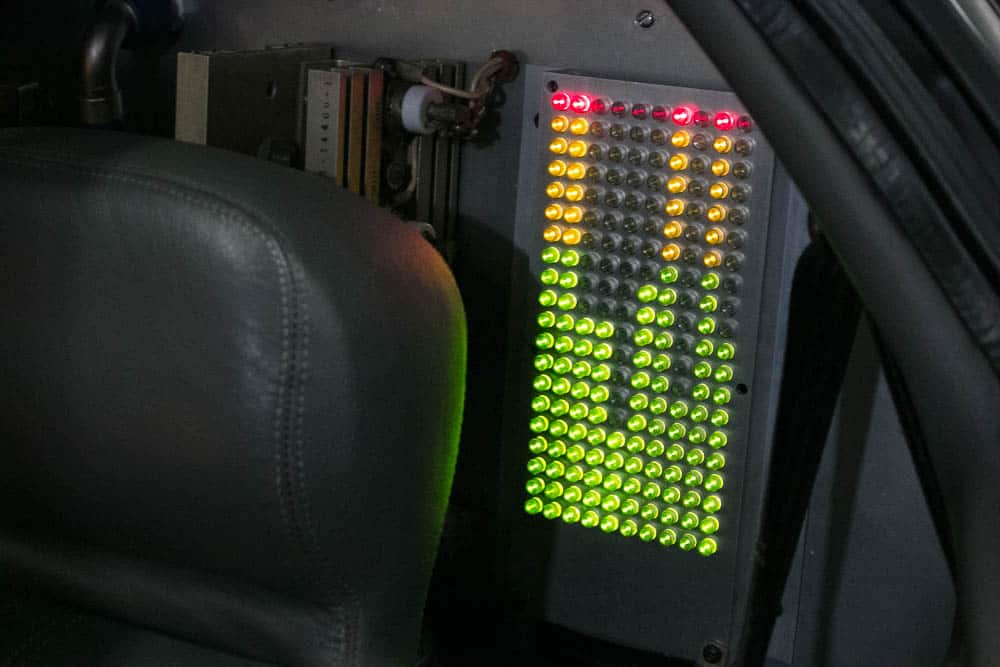 light panel from Delorean car from Back to The Future