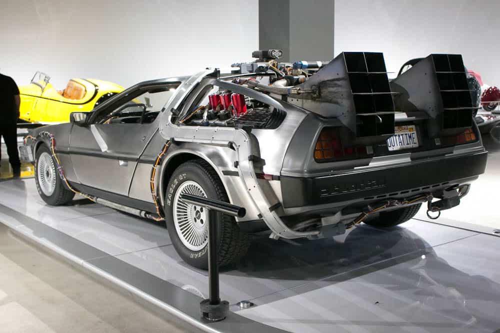 Delorean car from Back to The Future