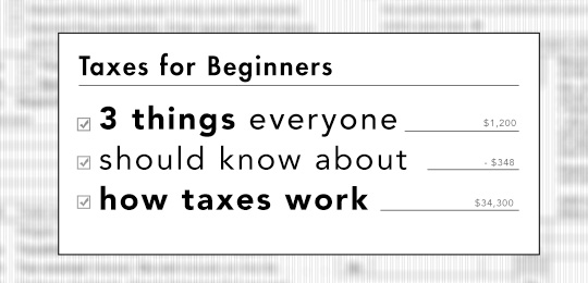 Taxes for Beginners – 3 Things Everyone Should Know About How Taxes Work