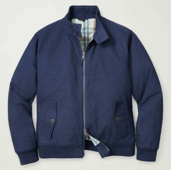 a zip front harrington style jacket