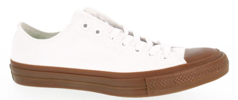 Converse Chuck taylor white with gum sole sneaker