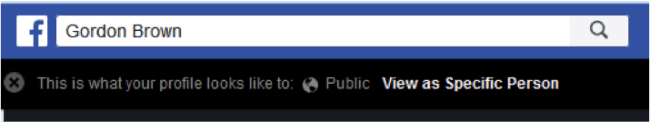 Image showing facebook privacy setting options