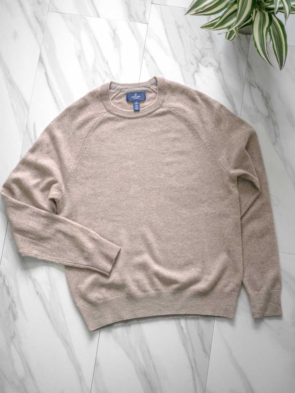 What is cashmere made from - buttoned down cashmere sweater