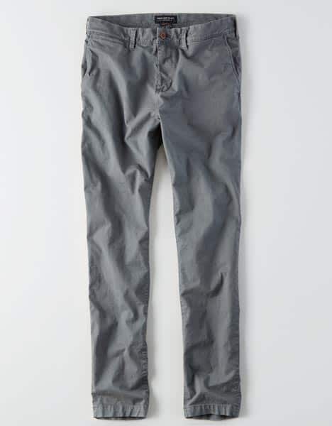 Gray chino pants
