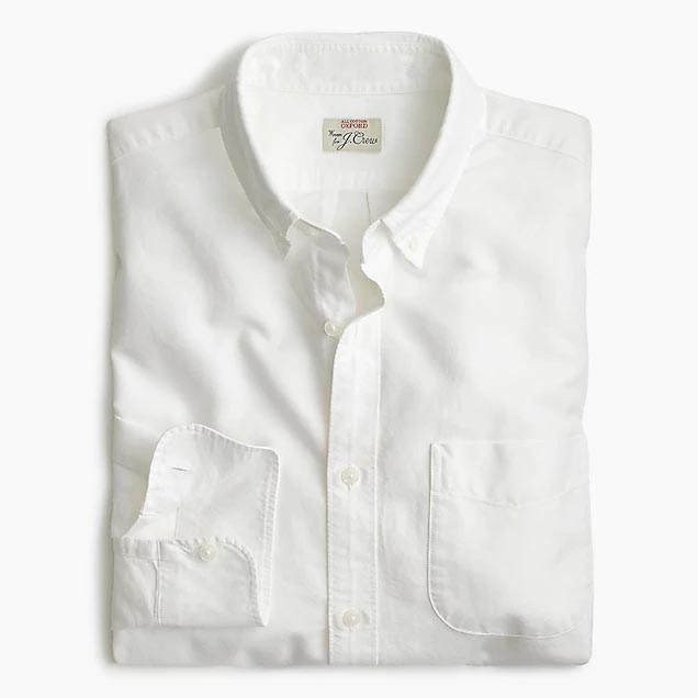 White collar shirt
