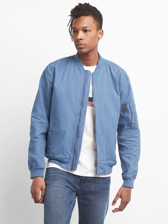 Image of mens bomber jacket