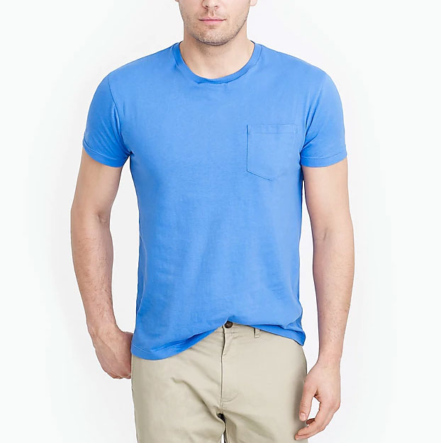 Image of mens pocket t shirt