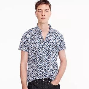 Short sleeve floral shirt