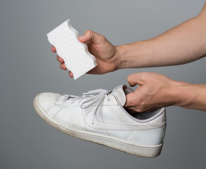 how to clean white sneakers magic eraser