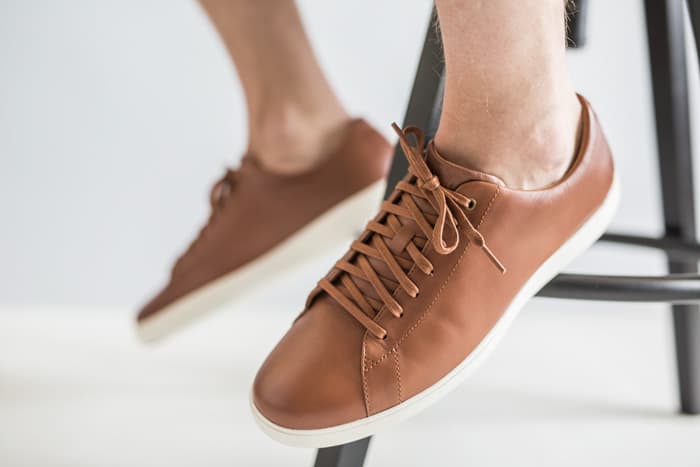 cole haan brown leather sneakers