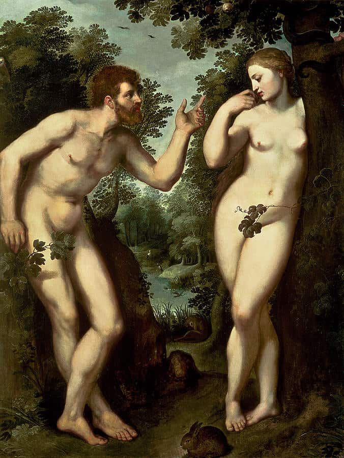 Adam and Eve painting