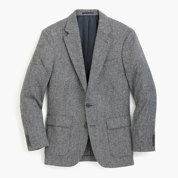 herringbone tweed jacket
