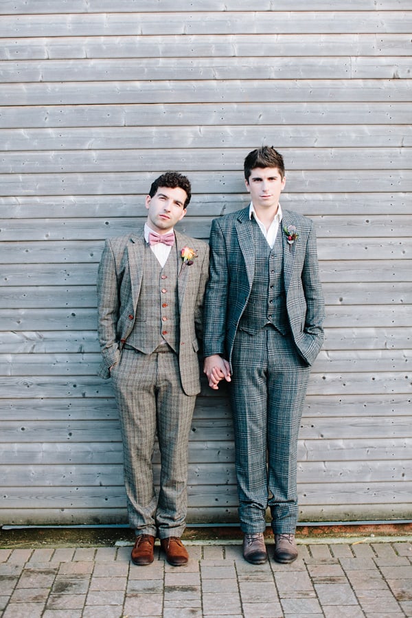 tweed suit groom