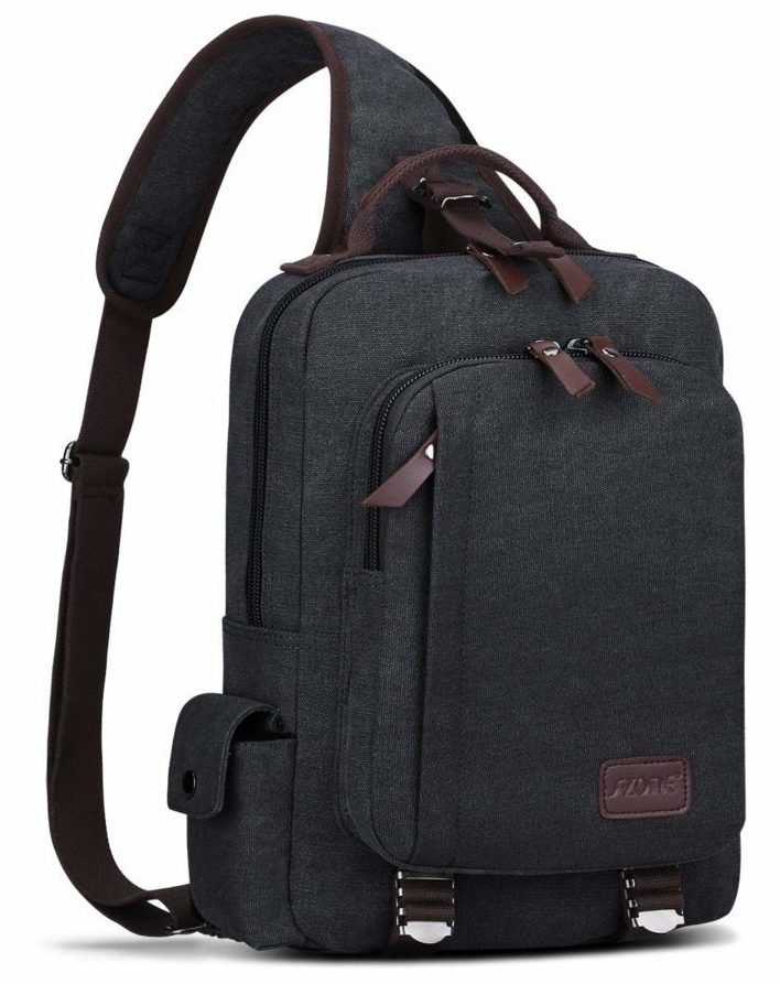 Image of S ZONE Sling Bag for Men Chest Shoulder Gym Backpack Sack Satchel Outdoor Crossbody Pack