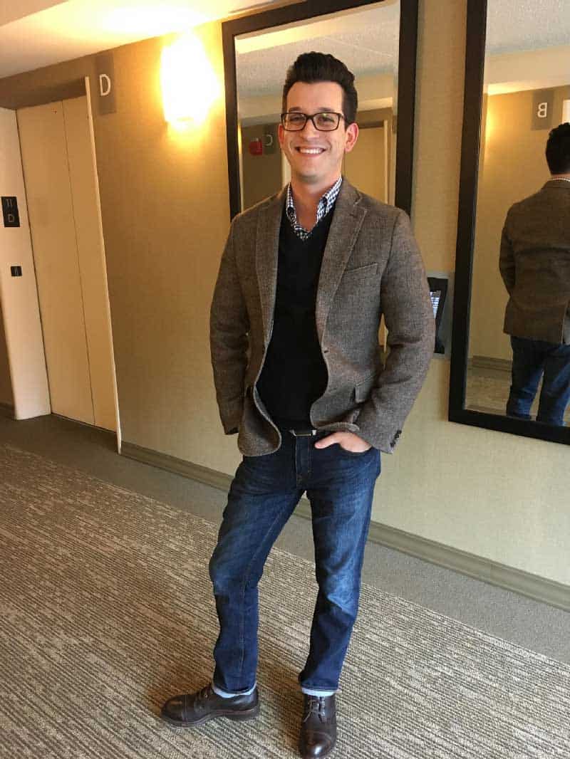 tweed jacket with jeans