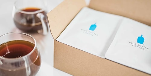 Image of Blue Bottle coffee subscription box