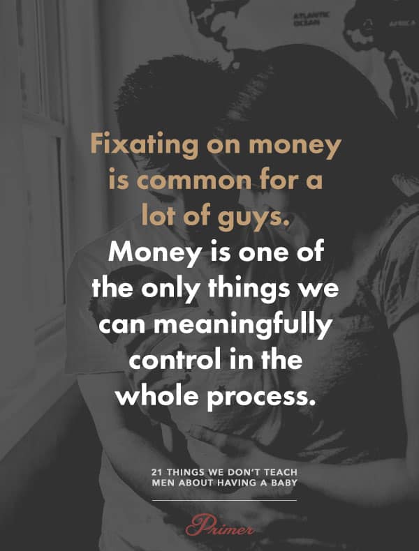 article quote: Fixating on money is common for a lot of guys