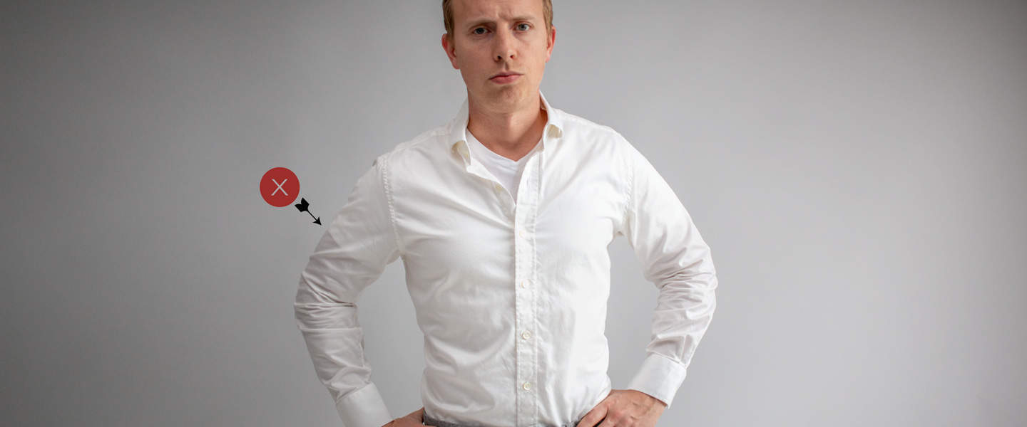 How To Stop Nipples And Undershirts From Showing Through A White Dress Shirt