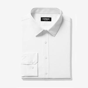 Image of Slim Solid Wrinkle Resistant Performance Dress Shirt