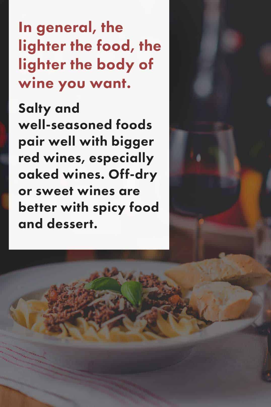 wine pairings