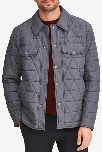 Image of Andrew Marc Medford Water Resistant Shirt Jacket