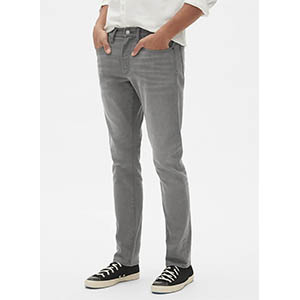 slim gray jeans