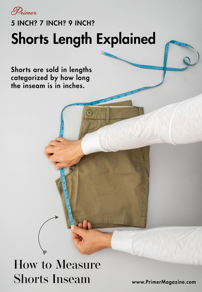 how to measure shorts inseam