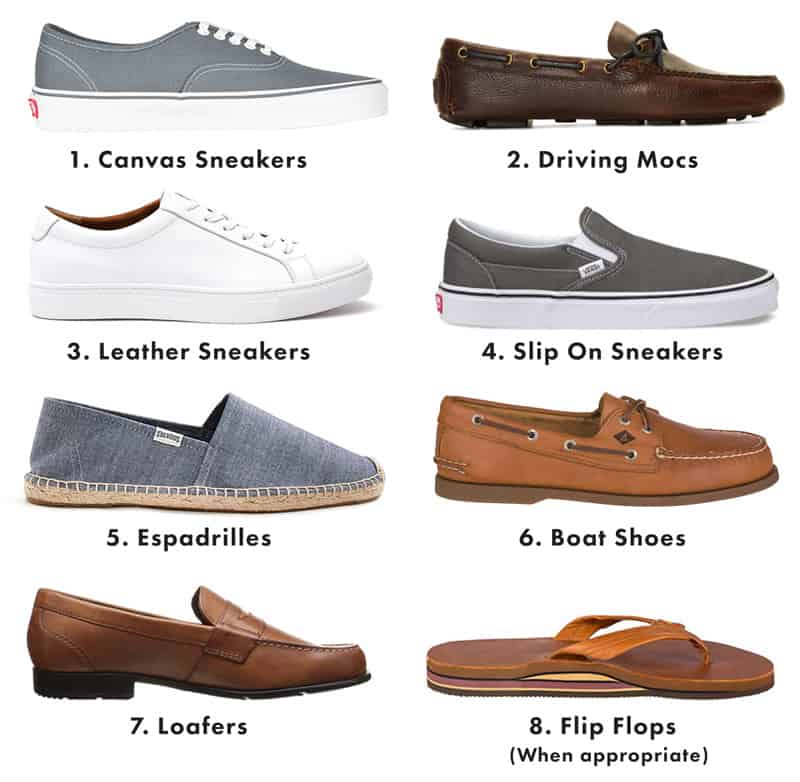shoes to wear with shorts
