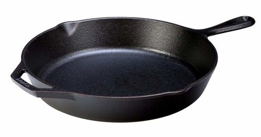 Lodge Cast Iron 12-Inch Skillet, Pre-Seasoned Skillet for Stovetop, Oven, or Camp Cooking