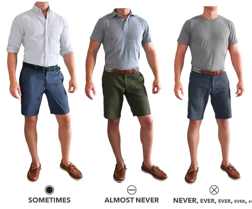 should you tuck shirt into shorts