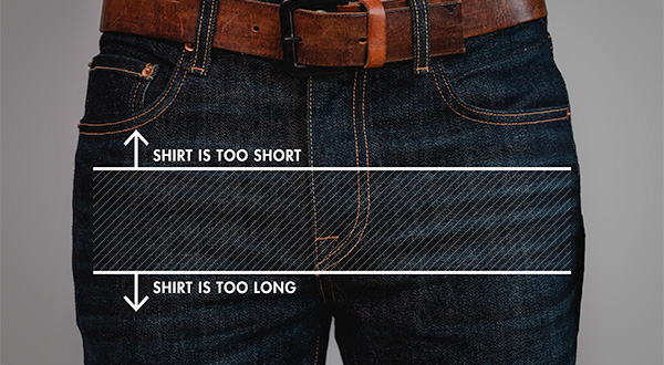 how long should a shirt be diagram