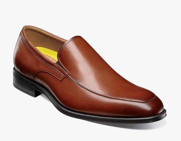 florsheim brown leather venetian loafer shoe